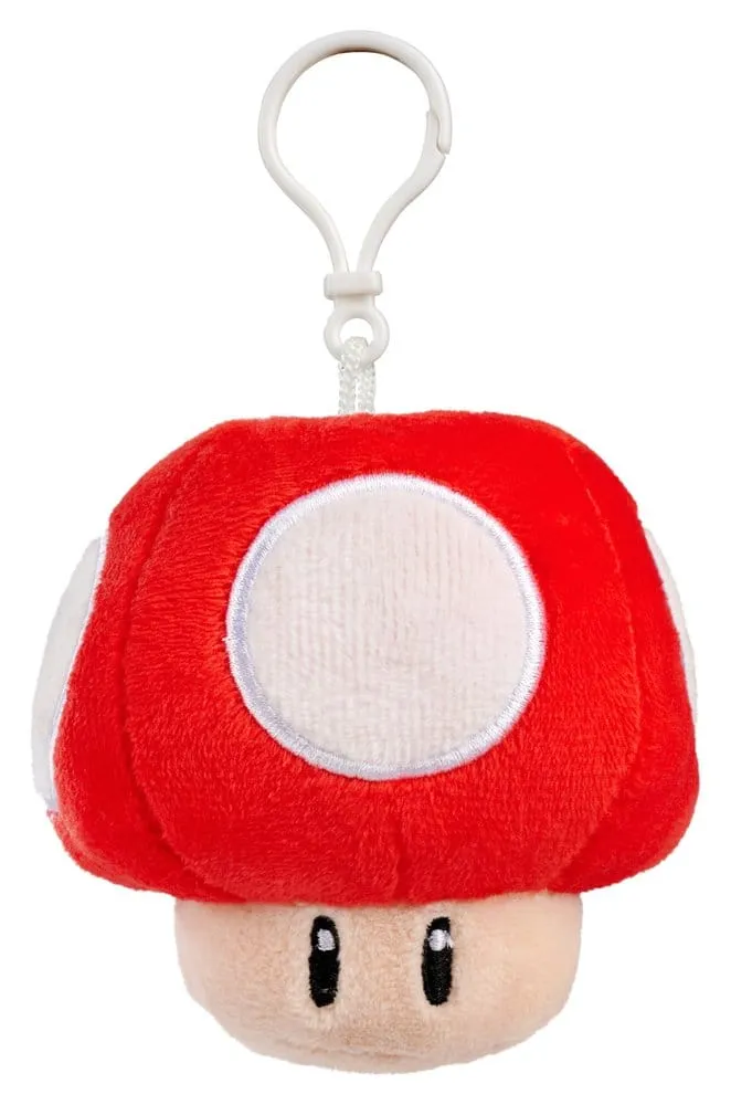 Super Mario Icons Plush Keychain 10cm - 1 Unidade Aleatória